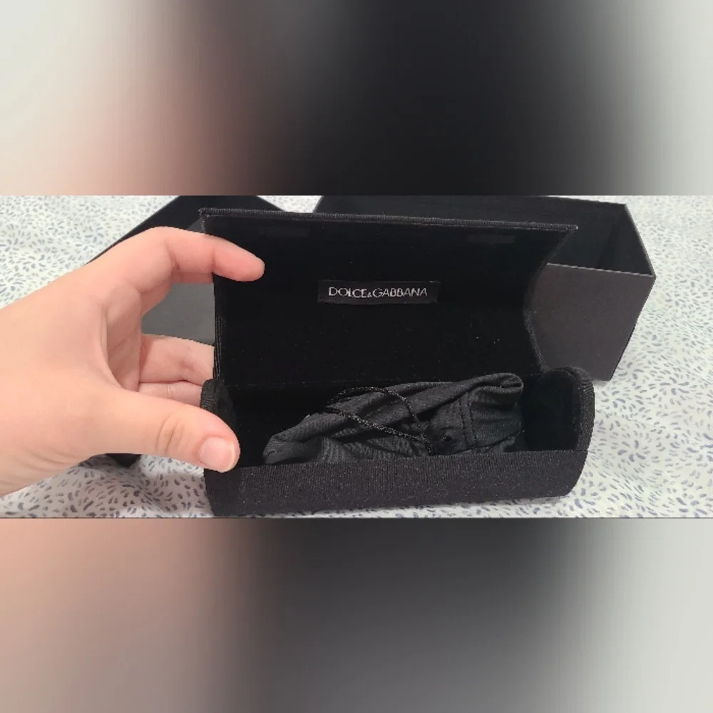 Dolce & Gabbana Hard Case and Magnetic Case for Eyeglasses Like New Condition